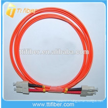Câble de raccordement à fibre optique SC-SC multi-duplex 62,5 / 125um